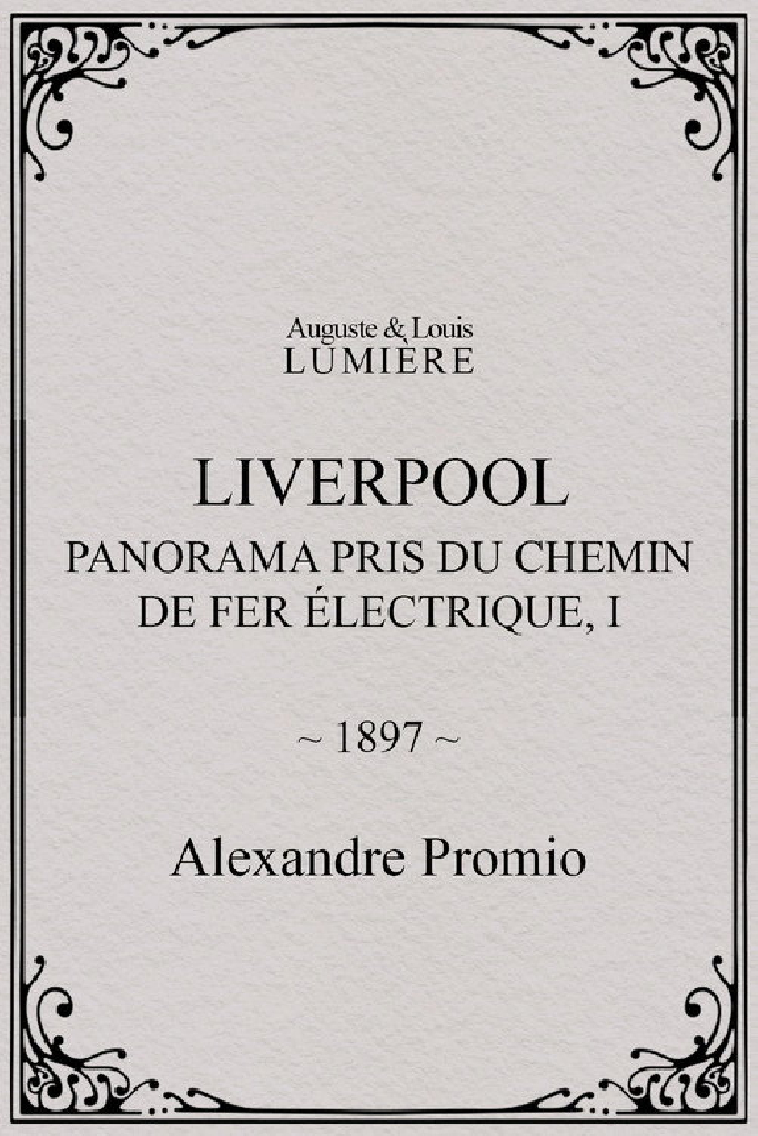 Liverpool, panorama pris du chemin de fer électrique, I