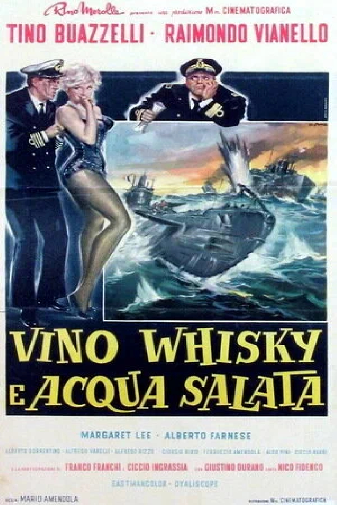 Vino, whisky e acqua salata