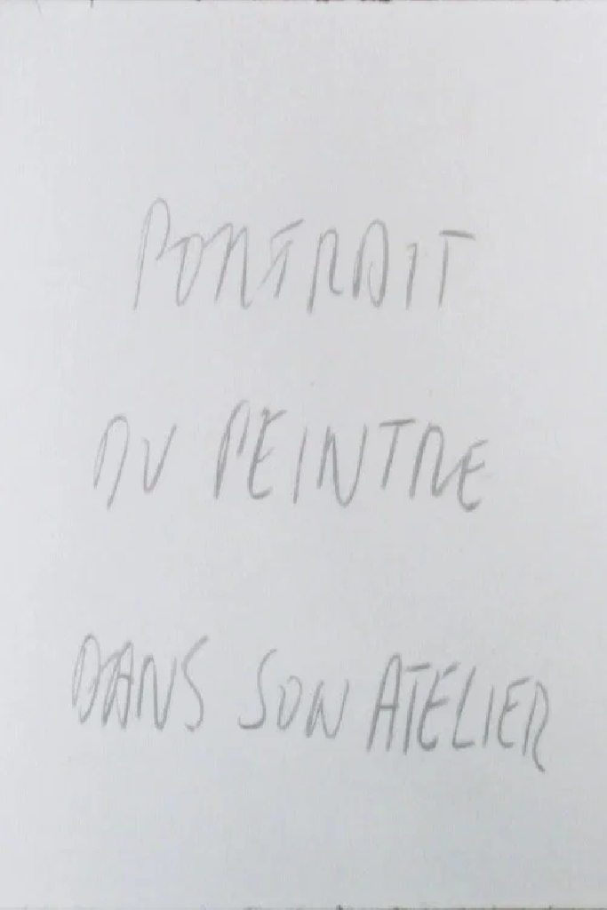 Portrait du peintre dans son atelier
