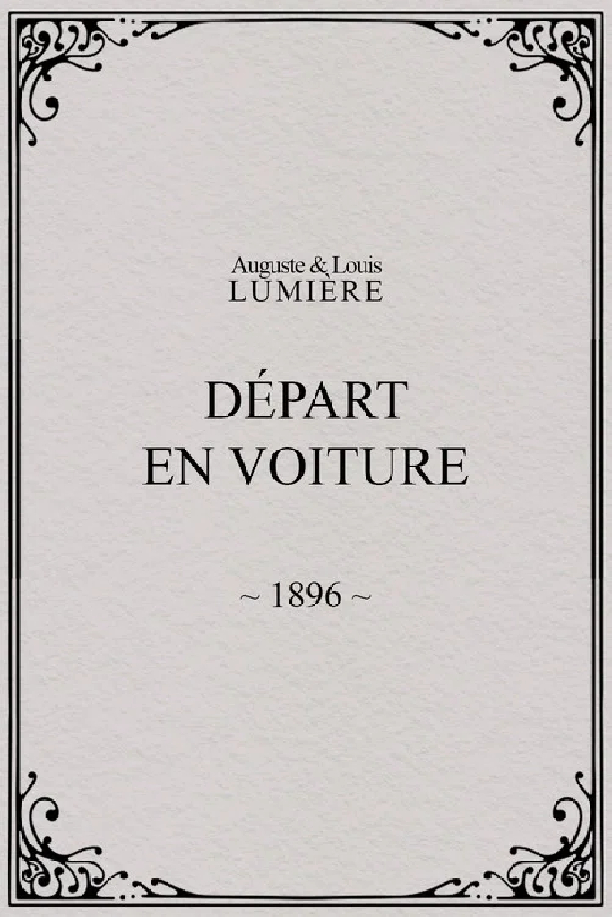 Départ en voiture