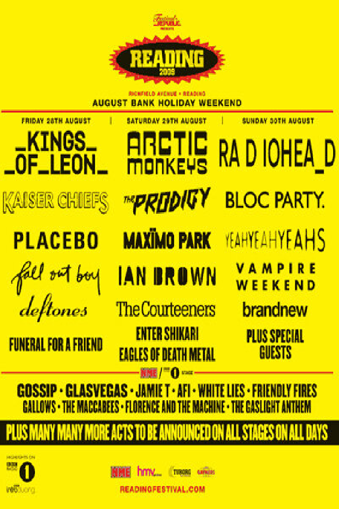 Фестивали Reading и Leeds 2009