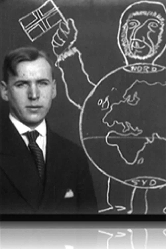 Roald Amundsen på sydpolen