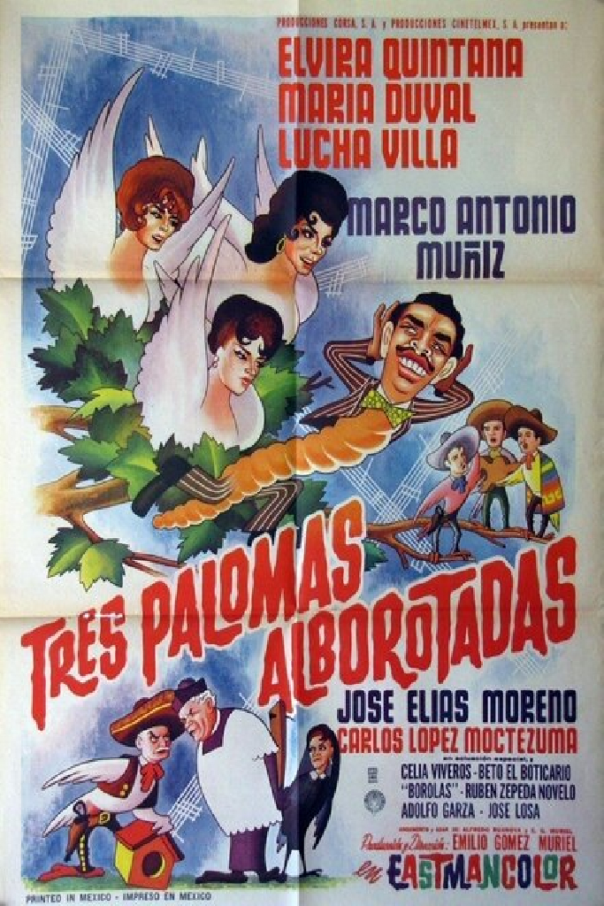 Tres palomas alborotadas