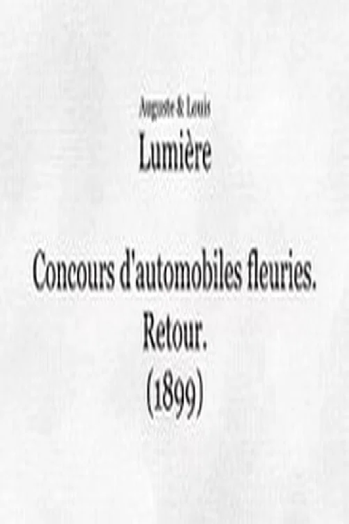 Fête de Paris 1899: Concours d’automobiles fleuries (retour)