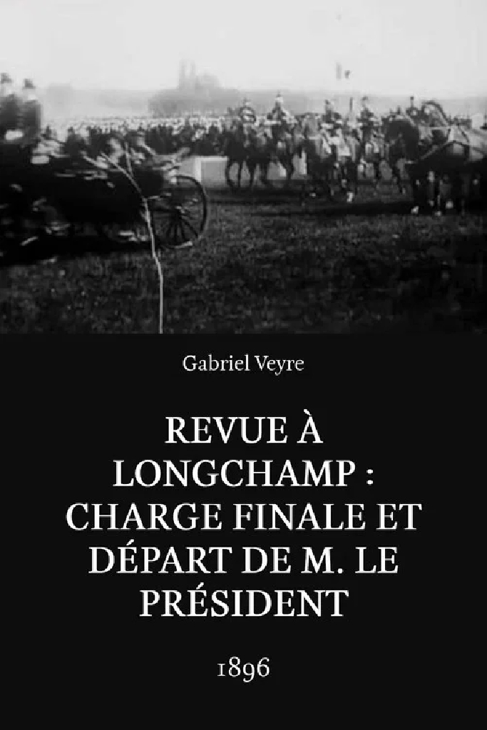 Revue à Longchamp: charge finale et départ de M. le Président