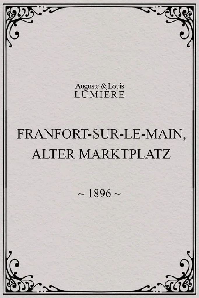 Francfort-sur-le-Main, Alter Marktplatz