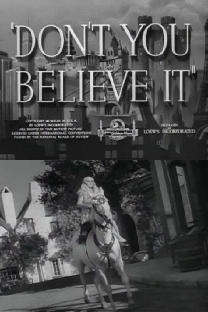 Don't You Believe It