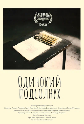 Одинокий подсолнух
