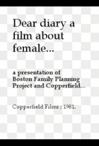 Dear Diary: A Film About Female Puberty
