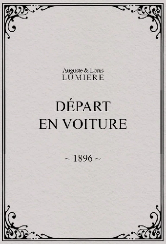 Départ en voiture