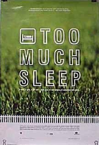 Too Much Sleep