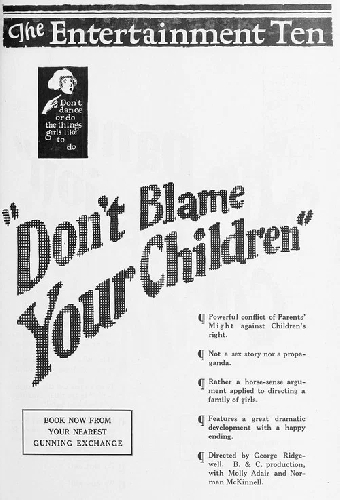 Don't Blame Your Children