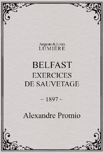 Belfast, exercices de sauvetage