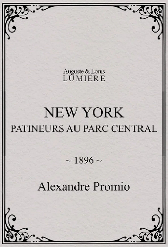 New York, patineurs au Parc central