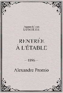 Rentrée à l'étable