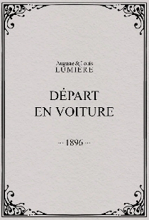 Départ en voiture