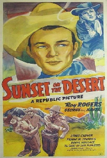 Sunset on the Desert