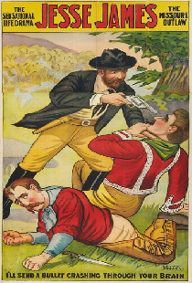 Jesse James as the Outlaw