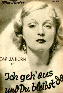 Ich geh' aus und Du bleibst da