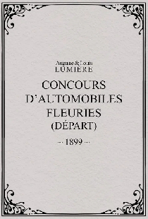 Fête de Paris 1899: Concours d'automobiles fleuries (départ)